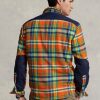 Multicolor Men’s Ralph Lauren Plaid Flannel Hybrid Overshirt Shirts Multicolor Men’s Ralph Lauren Plaid Flannel Hybrid Overshirt Shirts