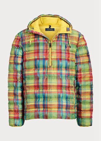 Multicolor Men’s Ralph Lauren Plaid Packable Water-repellent  Jackets