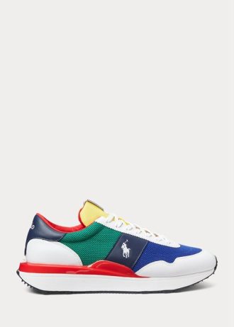 Multicolor Men’s Ralph Lauren Train 89 Color-Blocked Sneakers
