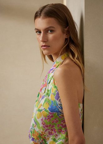 Multicolor Women’s Ralph Lauren Darby Linen Voile Halter Blouse Tops Multicolor Women’s Ralph Lauren Darby Linen Voile Halter Blouse Tops