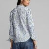 Multicolor Women’s Ralph Lauren Floral-Embroidered Cotton Blouse Shirts Multicolor Women’s Ralph Lauren Floral-Embroidered Cotton Blouse Shirts