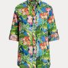 Multicolor Women’s Ralph Lauren Floral Linen Shirts