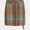 Multicolor Women’s Ralph Lauren Plaid Fringe-Trim Tweed Skirts Multicolor Women’s Ralph Lauren Plaid Fringe-Trim Tweed Skirts