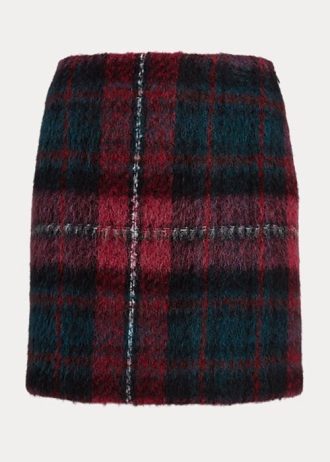 Multicolor Women’s Ralph Lauren Plaid Mohair Pencil Skirts