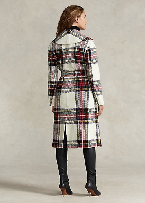 Multicolor Women’s Ralph Lauren Plaid Wool-Blend Herringbone Wrap Coats Multicolor Women’s Ralph Lauren Plaid Wool-Blend Herringbone Wrap Coats