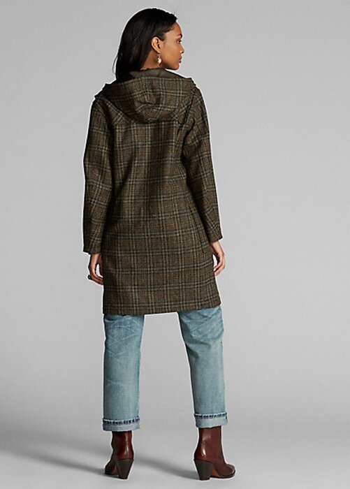 Multicolor Women’s Ralph Lauren Plaid Wool Duffel Coats Multicolor Women’s Ralph Lauren Plaid Wool Duffel Coats