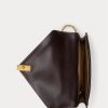 Natural/Tobacco Women’s Ralph Lauren Polo ID Canvas Envelope Chain Crossbody Bags