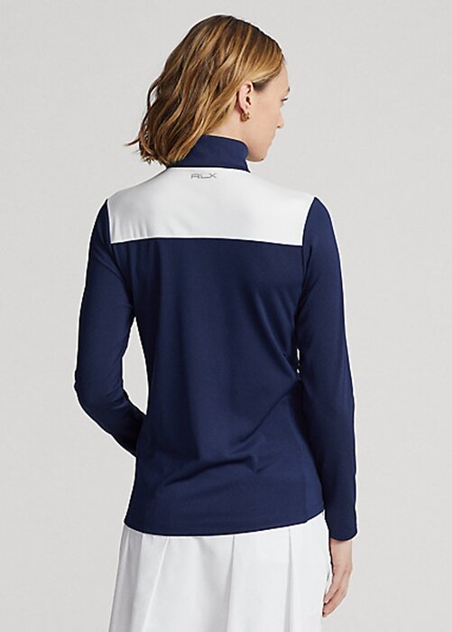 Navy / Green Women’s Ralph Lauren Chevron-Stripe Quarter-Zip Sweatshirts Navy / Green Women’s Ralph Lauren Chevron-Stripe Quarter-Zip Sweatshirts