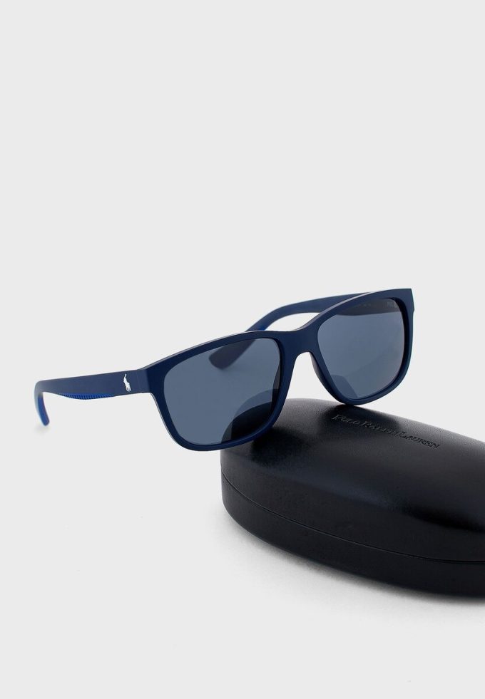 Navy Men’s Ralph Lauren 0Ph4142 Aviator Sunglasses