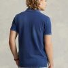 Navy Men’s Ralph Lauren Classic Fit Mended Mesh Polo Shirts