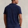 Navy Men’s Ralph Lauren Custom Slim Fit Terry Polo Shirts Navy Men’s Ralph Lauren Custom Slim Fit Terry Polo Shirts