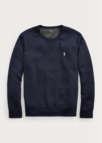 Navy Men’s Ralph Lauren Double-knit Pullover   Sweatshirt