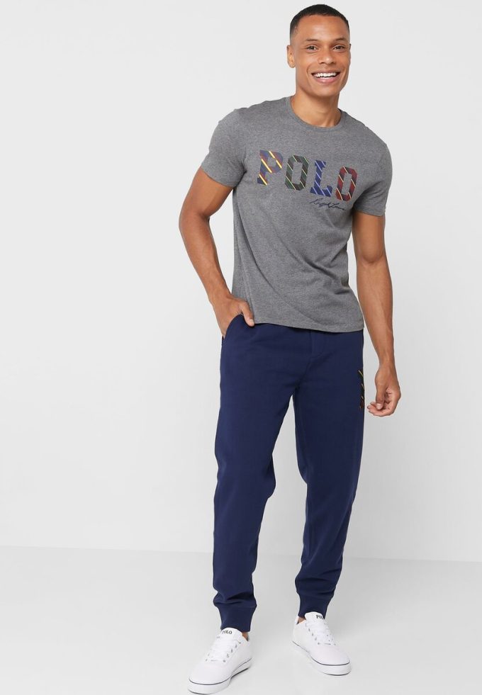 Navy Men’s Ralph Lauren Drawstring Cuffed Sweatpants