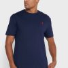 Navy Men’s Ralph Lauren Essential Crew Neck T Shirts