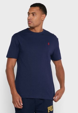 Navy Men’s Ralph Lauren Essential Crew Neck T Shirts