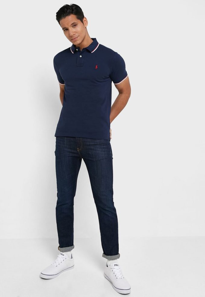 Navy Men’s Ralph Lauren Essential Polo Shirts Navy Men’s Ralph Lauren Essential Polo Shirts
