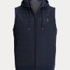 Navy Men’s Ralph Lauren Hybrid Hooded Vest Navy Men’s Ralph Lauren Hybrid Hooded Vest