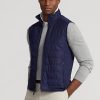 Navy Men’s Ralph Lauren Hybrid Mockneck Vest