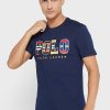 Navy Men’s Ralph Lauren Logo Crew Neck T Shirts