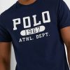 Navy Men’s Ralph Lauren Logo Crew Neck T Shirts Navy Men’s Ralph Lauren Logo Crew Neck T Shirts