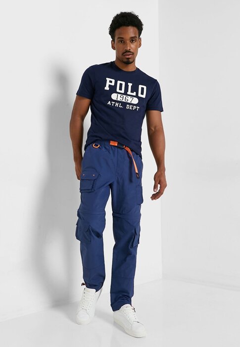 Navy Men’s Ralph Lauren Logo Crew Neck T Shirts Navy Men’s Ralph Lauren Logo Crew Neck T Shirts