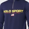 Navy Men’s Ralph Lauren Logo Half Zip Sweatshirt