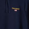 Navy Men’s Ralph Lauren Logo Sleeve Hoodie