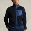 Navy Men’s Ralph Lauren Pile Fleece Jackets