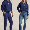 Navy Men’s Ralph Lauren Pink PonyPink Pony Fleece  Hoodie