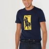 Navy Men’s Ralph Lauren Printed Crew Neck T Shirts