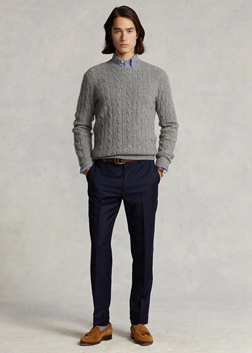 Navy Men’s Ralph Lauren Slim Fit Wool Twill Pants Navy Men’s Ralph Lauren Slim Fit Wool Twill Pants