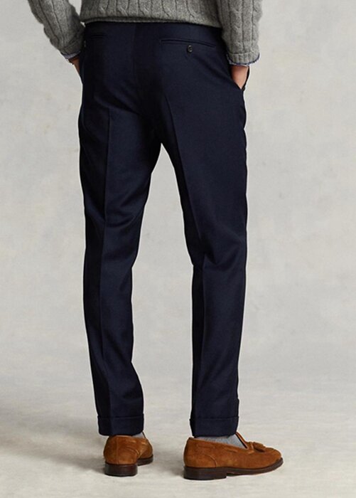 Navy Men’s Ralph Lauren Slim Fit Wool Twill Pants Navy Men’s Ralph Lauren Slim Fit Wool Twill Pants