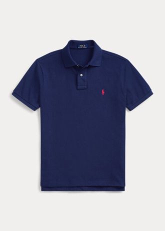 Navy Men’s Ralph Lauren The Iconic Mesh Polo Shirts