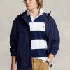 Navy Men’s Ralph Lauren Water-Repellent Hooded Jackets