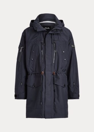 Navy Men’s Ralph Lauren Water-Repellent Hooded Marsh Coats