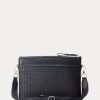 Navy Men’s Ralph Lauren Woven Calfskin Messenger Bags Navy Men’s Ralph Lauren Woven Calfskin Messenger Bags