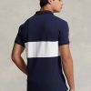 Navy / White Men’s Ralph Lauren Big Pony Mesh Polo Shirts