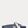 Navy Women’s Ralph Lauren Audrina Logo Faux-Leather Slippers Navy Women’s Ralph Lauren Audrina Logo Faux-Leather Slippers