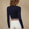 Navy Women’s Ralph Lauren Cashmere Crewneck Sweaters