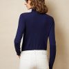 Navy Women’s Ralph Lauren Cashmere Turtleneck Sweaters