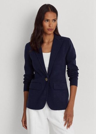 Navy Women’s Ralph Lauren Cotton-Blend Blazers