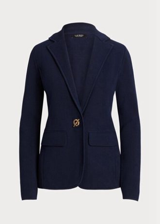 Navy Women’s Ralph Lauren Cotton-Blend Blazers