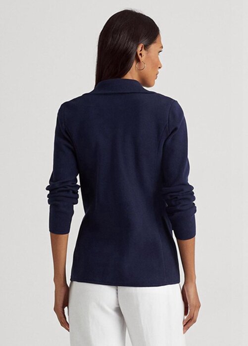 Navy Women’s Ralph Lauren Cotton-Blend Blazers Navy Women’s Ralph Lauren Cotton-Blend Blazers