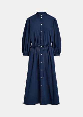 Navy Women’s Ralph Lauren Cotton Broadcloth Dress