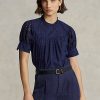 Navy Women’s Ralph Lauren Eyelet-Embroidered Cotton Tops Navy Women’s Ralph Lauren Eyelet-Embroidered Cotton Tops