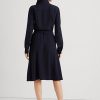 Navy Women’s Ralph Lauren Fit-and-Flaredress Dress