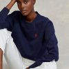 Navy Women’s Ralph Lauren Fleece Pullover Sweatshirts Navy Women’s Ralph Lauren Fleece Pullover Sweatshirts