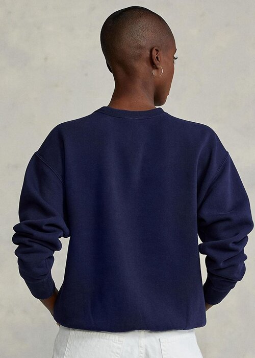 Navy Women’s Ralph Lauren Fleece Pullover Sweatshirts Navy Women’s Ralph Lauren Fleece Pullover Sweatshirts