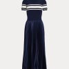 Navy Women’s Ralph Lauren Hybrid-Pleated Dress Navy Women’s Ralph Lauren Hybrid-Pleated Dress