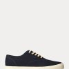 Navy Women’s Ralph Lauren Indigo Canvas Sneakers